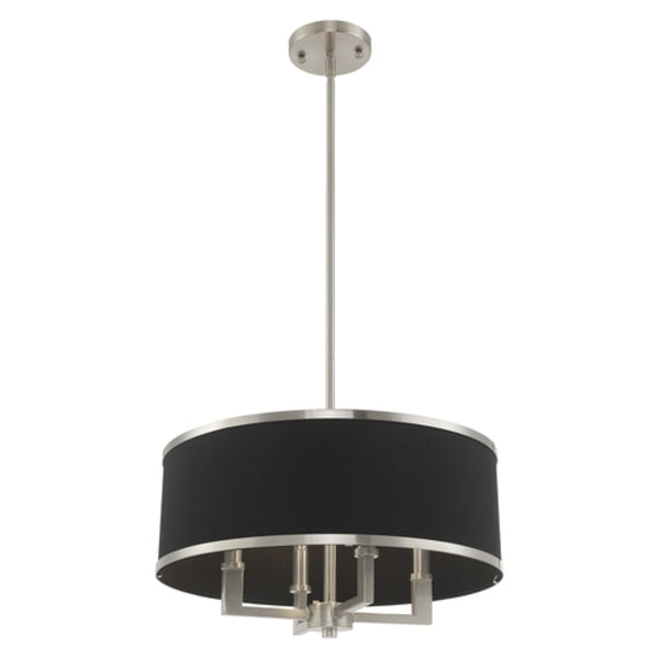 Park Ridge 4 Light Brushed Nickel Pendant Chandelier