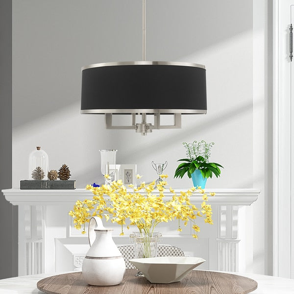 Park Ridge 4 Light Brushed Nickel Pendant Chandelier