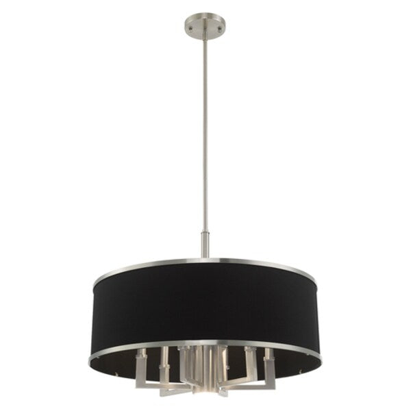 Park Ridge 7 Light Brushed Nickel Pendant Chandelier