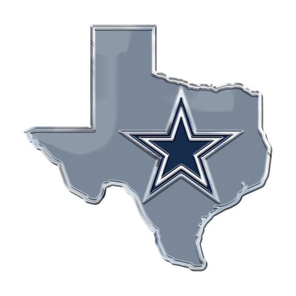 NFL Dallas Cowboys Embossed Aluminium State Emblem