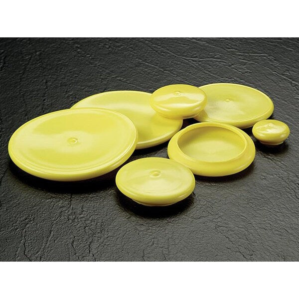 Vinyl Flange Cover, Yellow, Vinyl 1500 PK