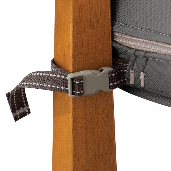 Montlake FadeSafe Chair Cushion Cover, Light Charcoal, 44