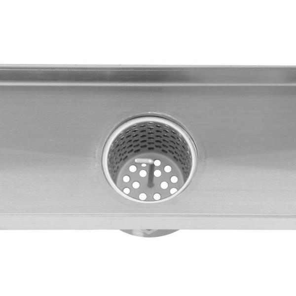 Designlineâ¢ 36 in. Stainless Steel Linear Shower Drain Tile-in Grate