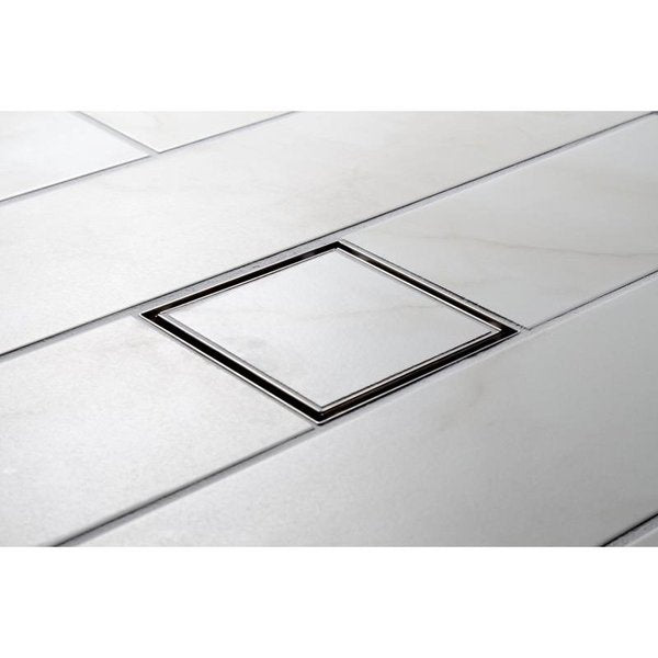 Designlineâ¢ 6 in. x 6 in. Square Drain Tile-in Grate