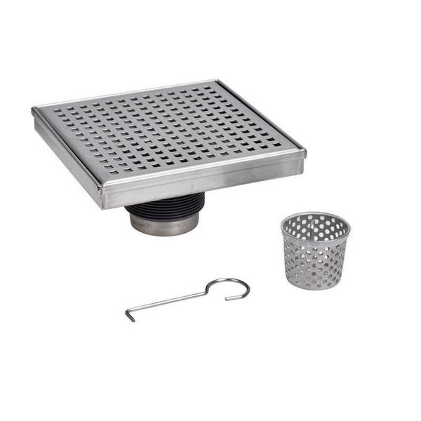 Designlineâ¢ 4 in. x 4 in. Square Drain Square Grate