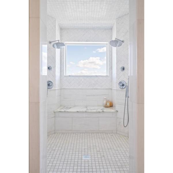 Designlineâ¢ 6 in. x 6 in. Square Drain Wave Grate