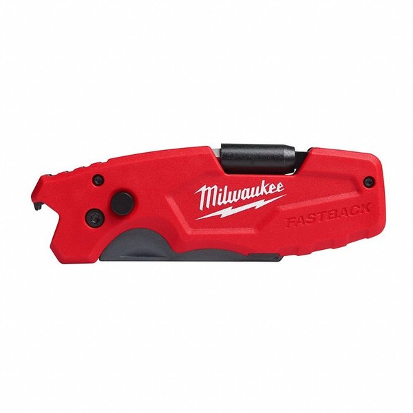 Folding Utility Knife, Manual Retraction, Straight, Wire Stripping, Bit Holding, Bottle Opening