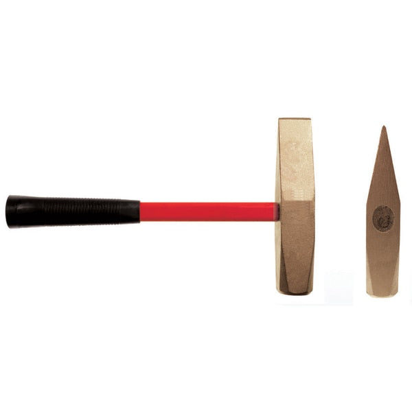 Non Sparking Hammer, Cutoff, 3 lbs, Aluminum Bronze