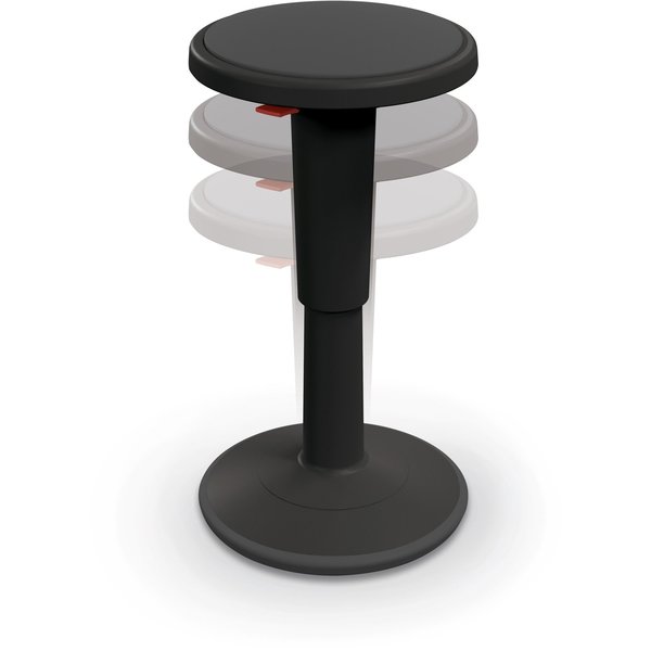 Grow Stool, Height Adjustable, Tall, Black