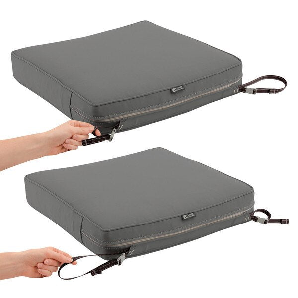 Montlake Light Charcoal Cushion Set, 25