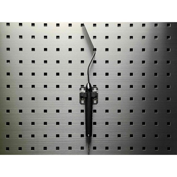 1 In. to 2 In. Hold Range Stainless Steel Extended Spring Clip for Stainless Steel LocBoard 3 Pack