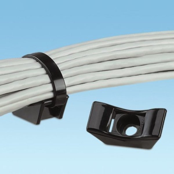 Cable Tie Mount, Screw Applied, PK100