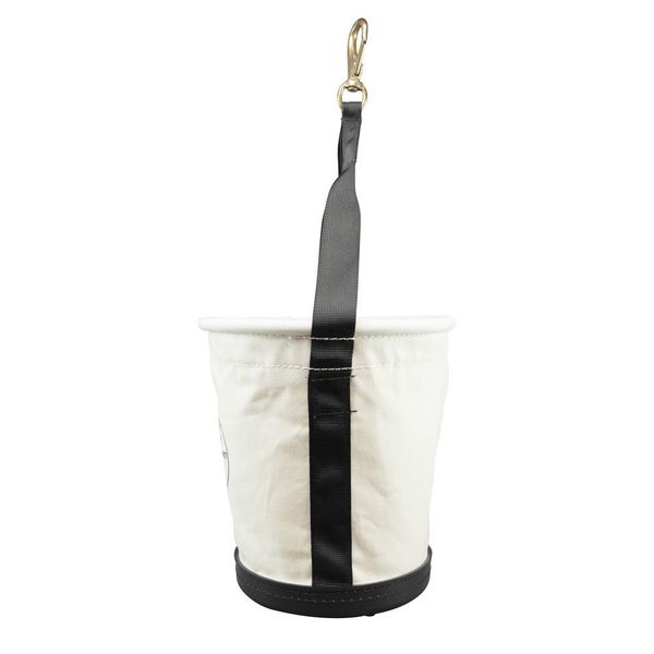Tapered Wall Bucket, #6 Canvas, Off- White, 13