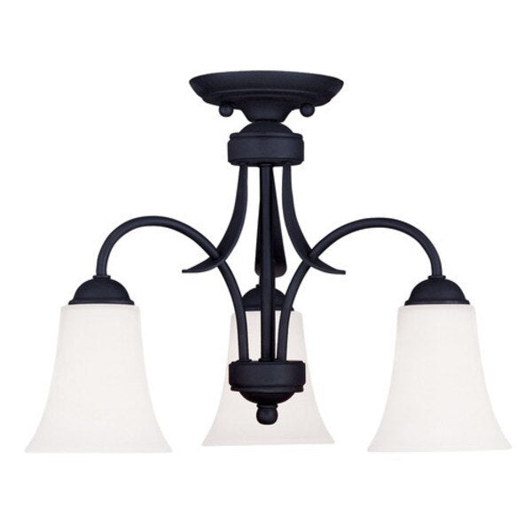 Ridgedale 3 Light Black Convertible Dine