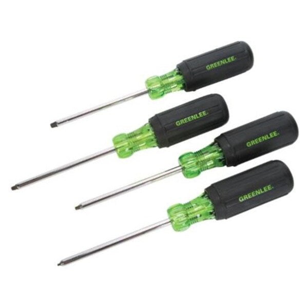 Screwdriver Set, Square, 4 Pc