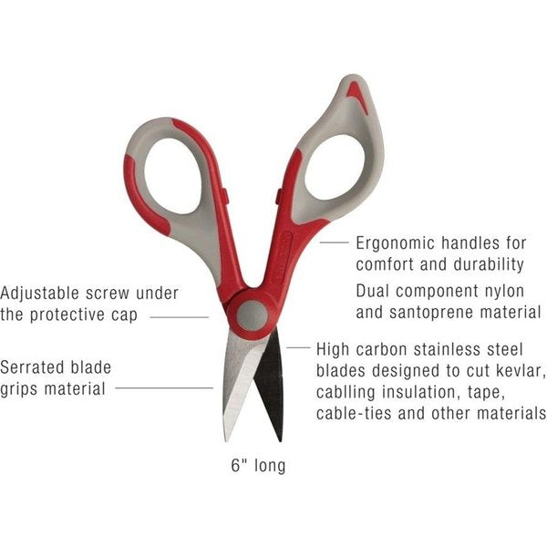 Electrical/Comm., Kevlar(R) Shears