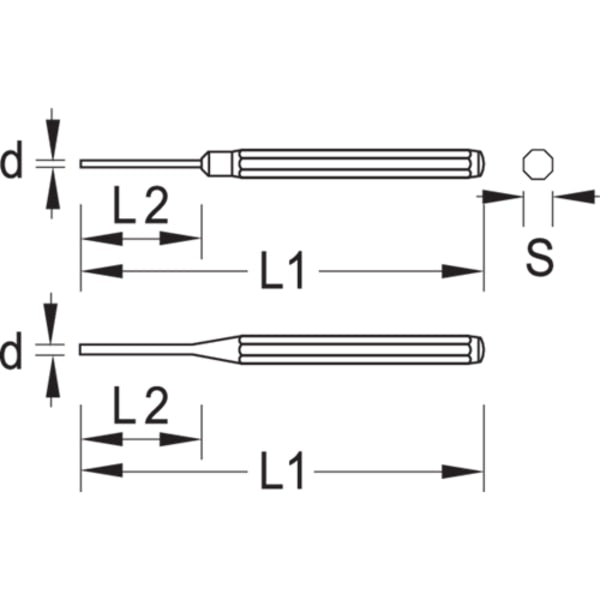 Pin Punch, 12mm