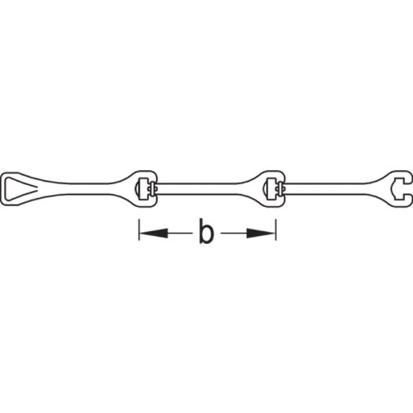 Extension Leg, Leg Brake, 200mm