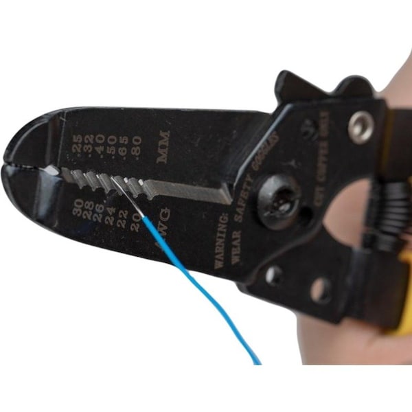 6 3/4 in Wire Stripper/Cutter 20 to 30 AWG