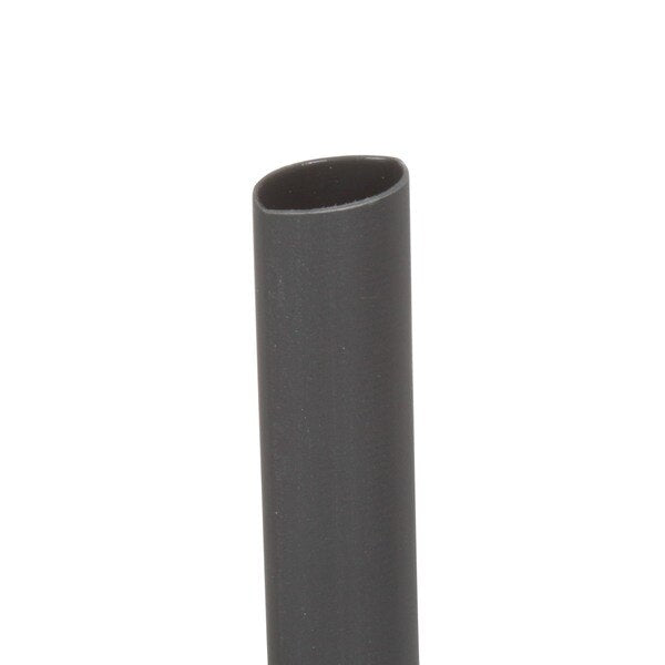 Shrink Tubing, 0.5in ID, Black, 4ft, PK12
