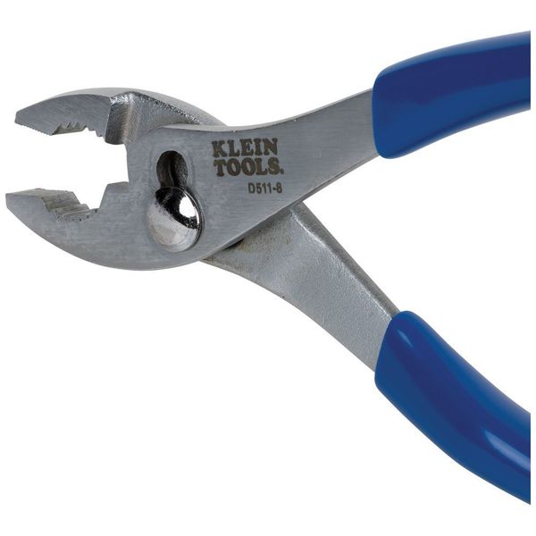 8 in Slip Joint Plier, Tether Capable, 1.25 in Jaw