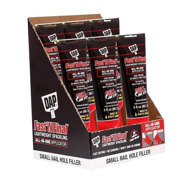 Fast N Final Knife Cap Tube 3 fl oz, PK6, 3 fl oz, White