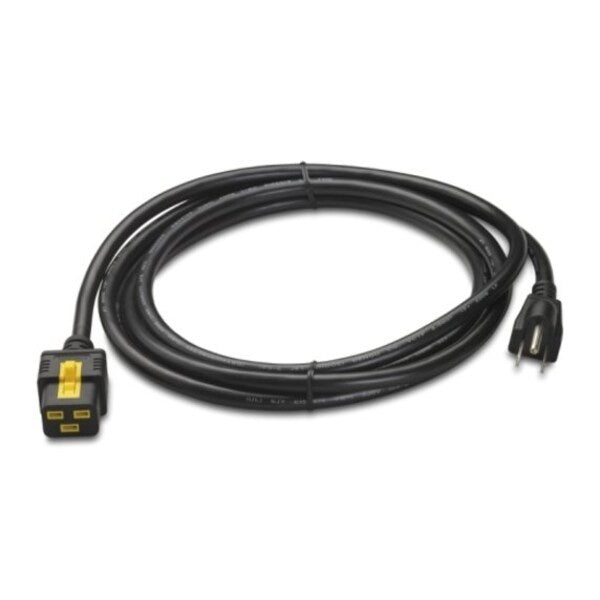 Power Cord, 5-15P, IEC C19, 10 ft., Blk, 15A