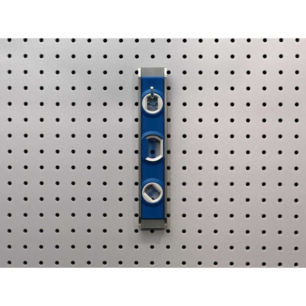 1 In. Single Rod 30 Degree Bend Steel Pegboard Hook for 1/8 In. and 1/4 In. Pegboard 10 Pack
