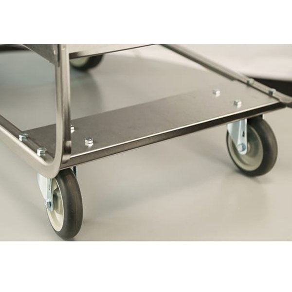 Stainless Steel Utility Cart; 700 Lb Capacity, 3 Shelf, 15-1/2