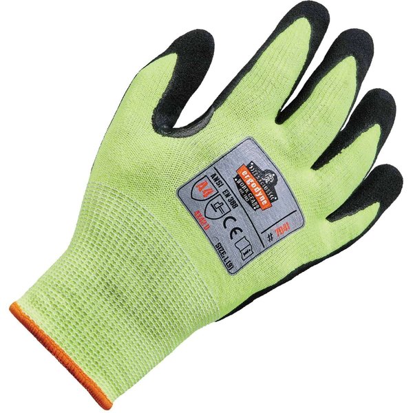 Coated Gloves, Nitrile, Dry/Oily/Wet, M, PR