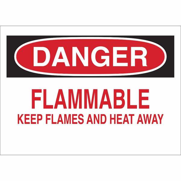 Danger Sign, 7 in H, 10 in W, Rectangle, English, 43239