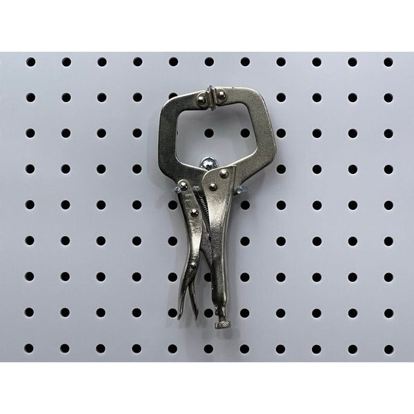 3/4 In. Steel Pliers Holder for 1/8 In. and 1/4 In. Pegboard 10 Pack