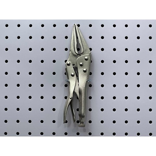 3/4 In. Steel Pliers Holder for 1/8 In. and 1/4 In. Pegboard 10 Pack