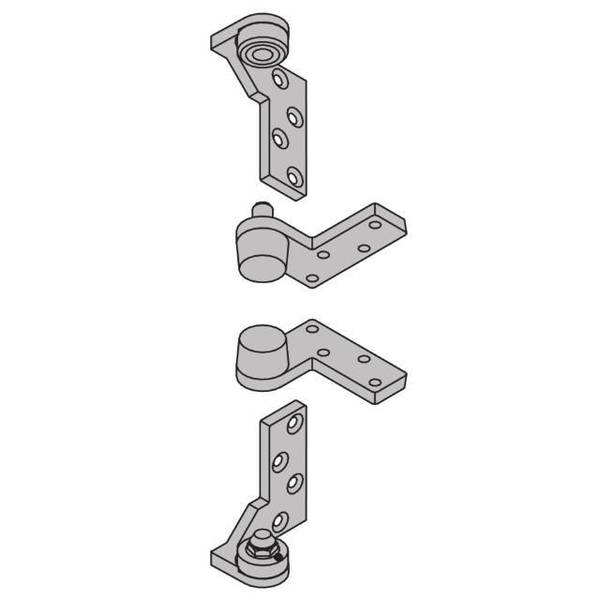 Satin Brass Pivot 7212VSET4LH
