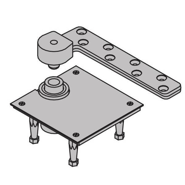 Satin Brass Painted Pivot 7237FBTMSP4