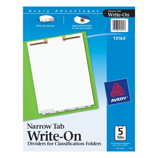 Write and Erase Dividers for Classif.