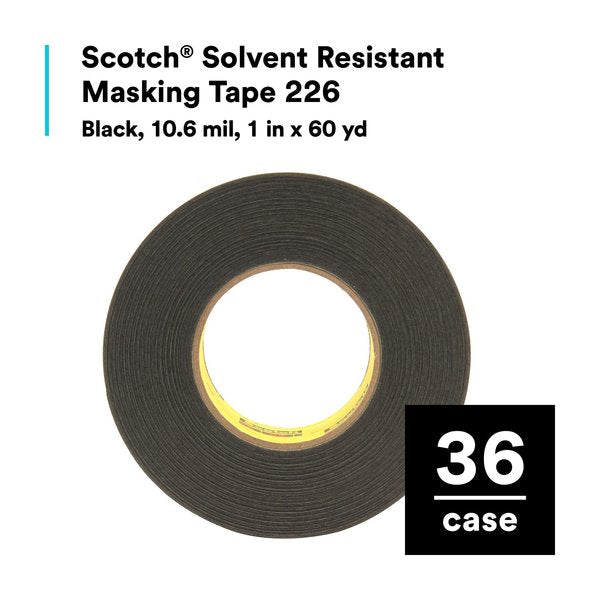 Masking Tape, Black, 1
