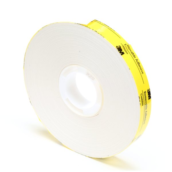Double Sided Tape, Tissue, 1/2in, 36yd, PK12