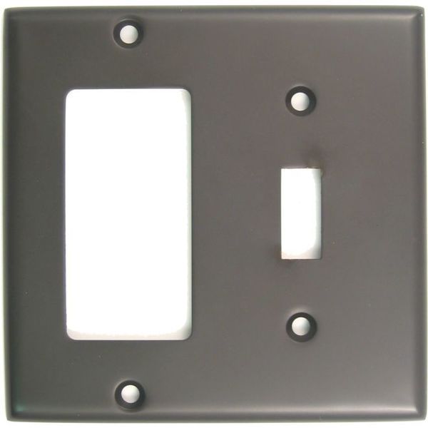 Double Rocker/Switch, Number of Gangs: 2 Oil Rubbed Bronze Finish