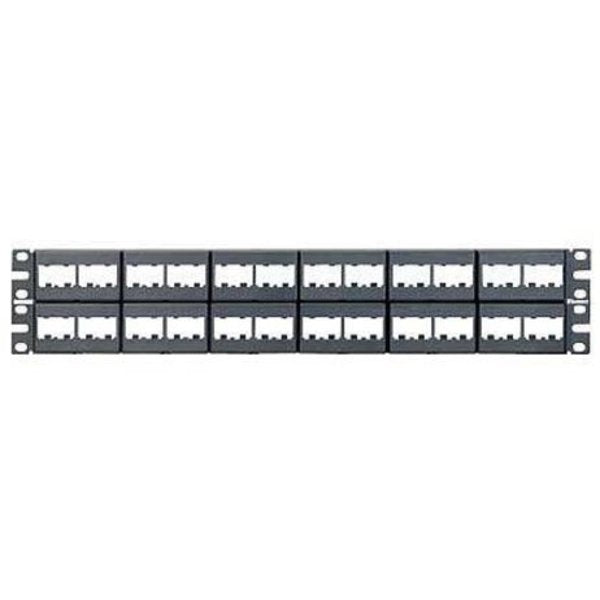 Patch Panel, Mini-Com, Rack Mt, 48 Port