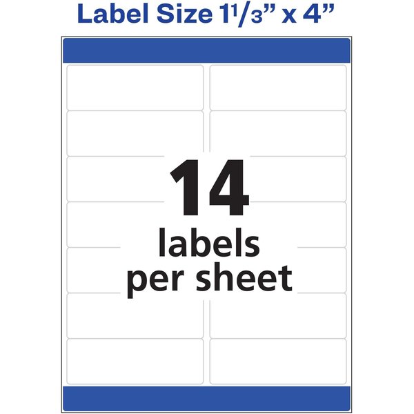 Easy Peel Address Labels, Sure Fee, PK350