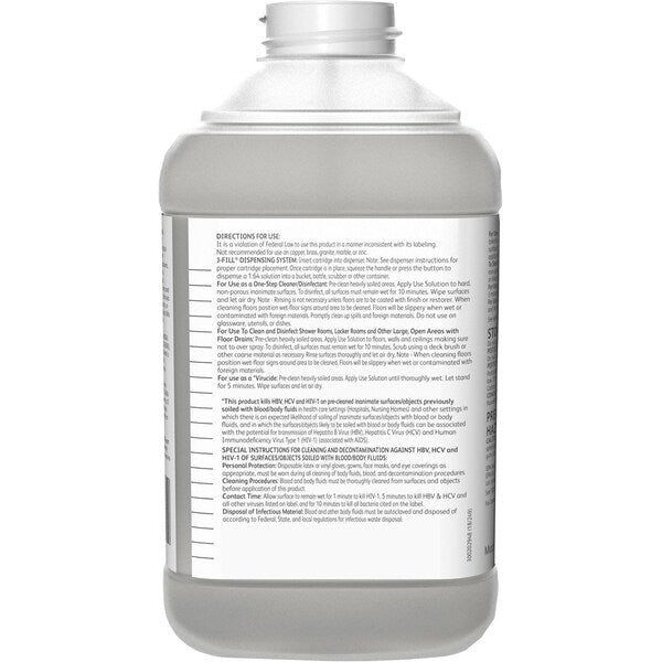 Cleaner and Disinfectant Concentrate , 2.5L Bottle , Unscented ,