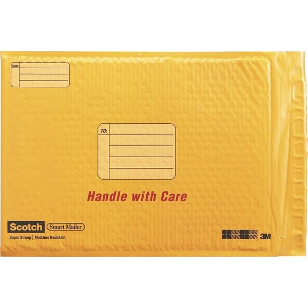 Scotch Poly Bubble Mailer 8915-25, PK25