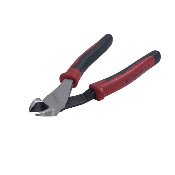 8 1/8 in High Leverage Diagonal Cutting Plier Standard Cut Oval Nose Uninsulated