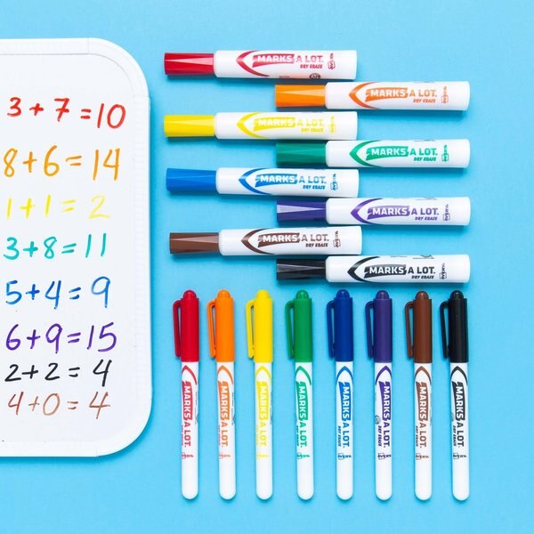 Pen Style Dry Erase Markers, Assort, PK24