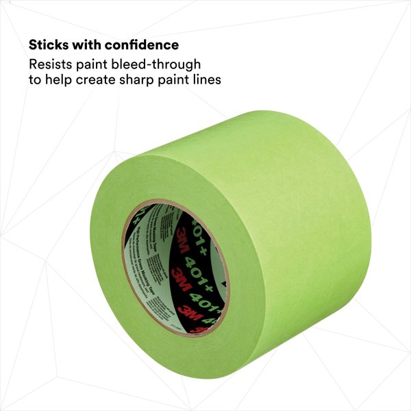 Masking Tape, Green, 3-25/32
