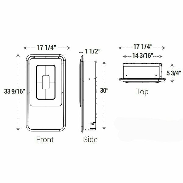 Broan(R) 33 Pint In-Wall Dehumidifier