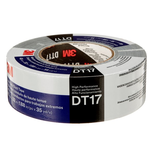 Duct Tape, Black, 17 mil, 32m L x 48mm W