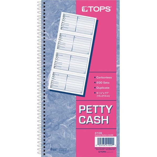 Duplicate Petty Cash Book, Wire Bound