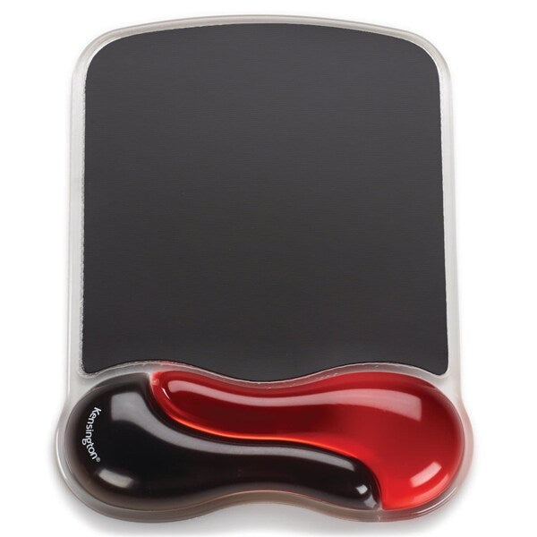 Mouse Pad Wrist Rest, Red, Duo Gel